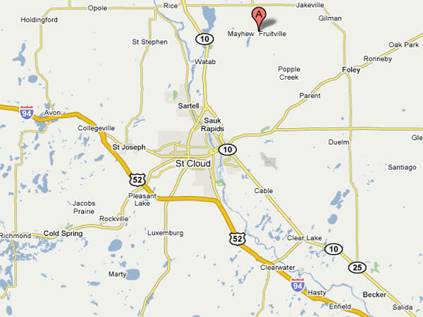 Street map of our location